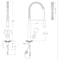 Alfi Brand Solid SS Commercial Spring Kitchen Faucet AB2039 - alternate 2